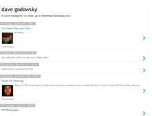 Tablet Screenshot of blog.davegodowsky.com